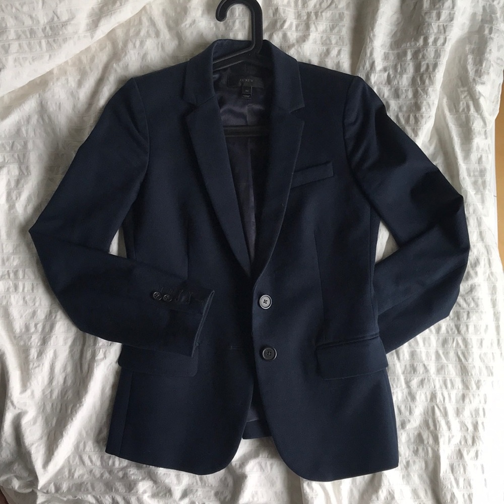 J. Crew Classic Navy Blazer